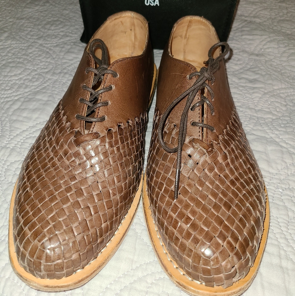 WILL Leather Goods Ladies hand braided Oxford 8.5